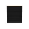 Kitchen Counter Dining Table Toledo, Kitchen, Black / Pine